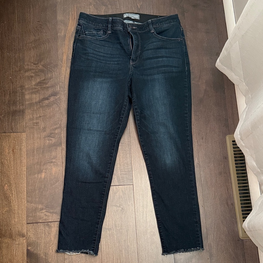 Wit & Wisdom Dark Indigo Cropped Jeans